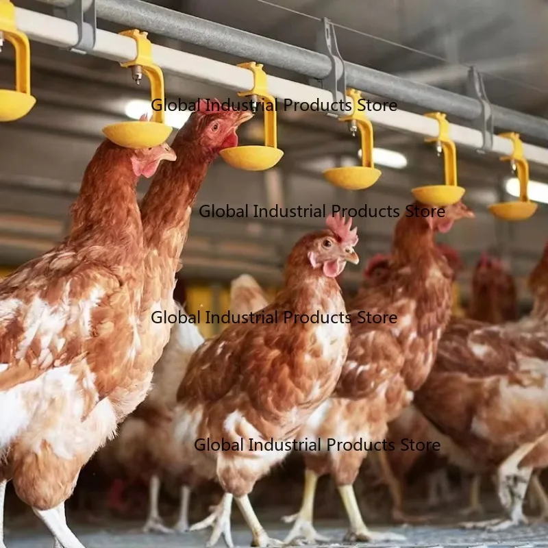 New Premium Quality Ranchero RD-01 Chicken Nipple Drinking Line Automatic Labor-Saving Economical Metal Plastic Materials