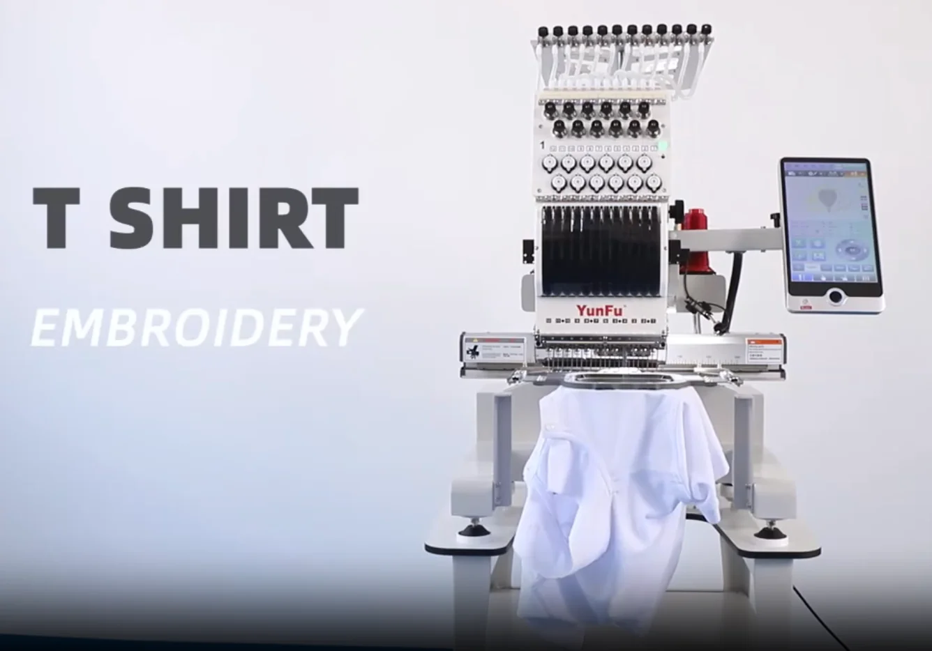 For Computerized Automatic Single Head Embroidery Machine 12 Needles 210x360mm