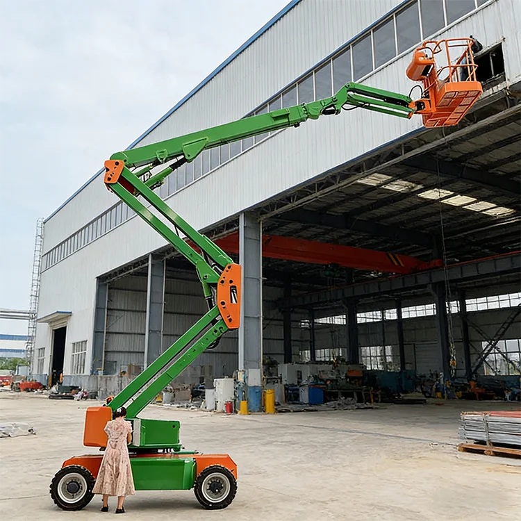 New High-quality Diesel Engine Crank Arm Telescopic High Altitude Working Platform Movable Lift 22m Max Height 2.56m customized