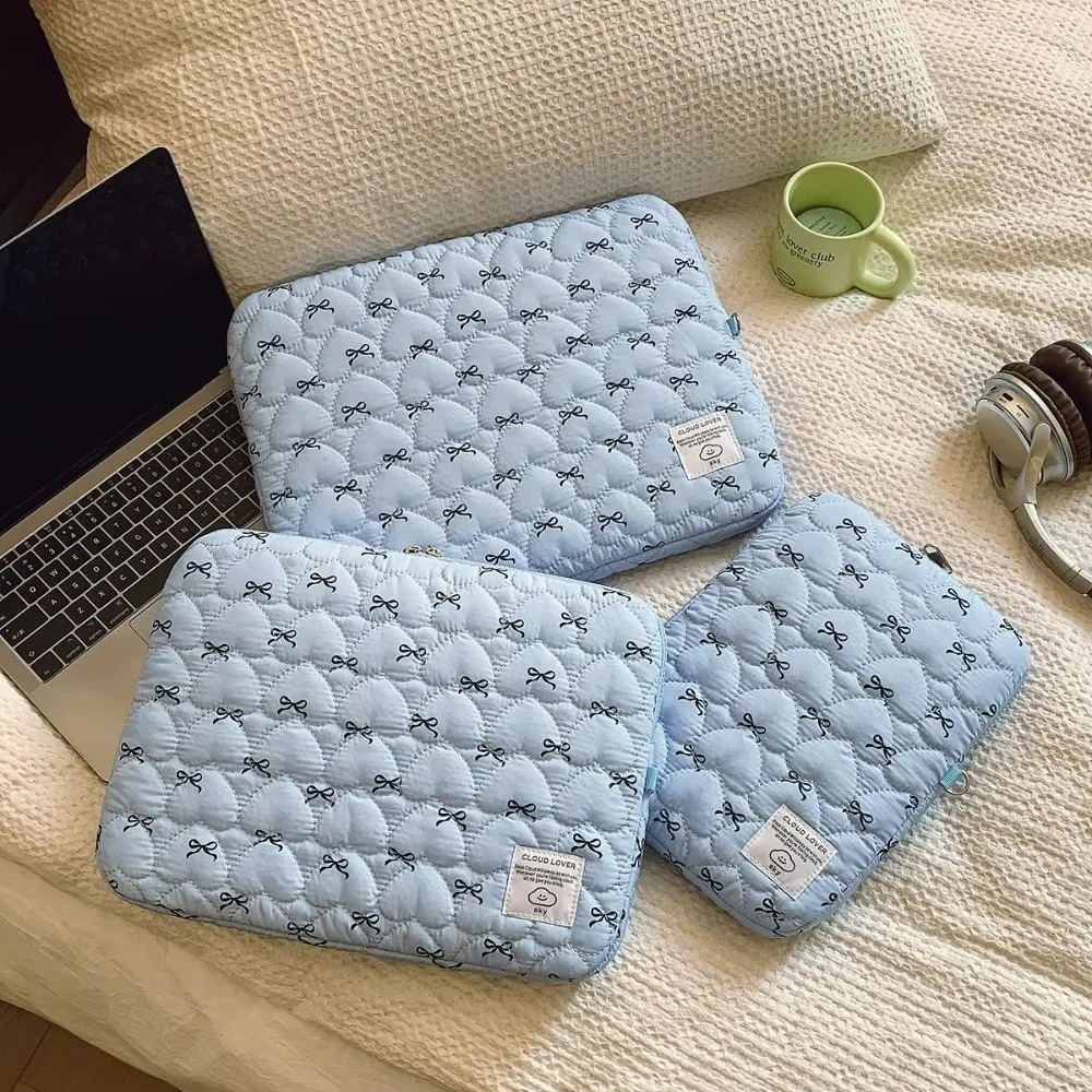 1 предмет, новая сумка для ноутбука с бантом, 11/14/15 дюймов, сумка для компьютера с вышивкой «Любовь», большая вместимость, противоударный чехол для ноутбука