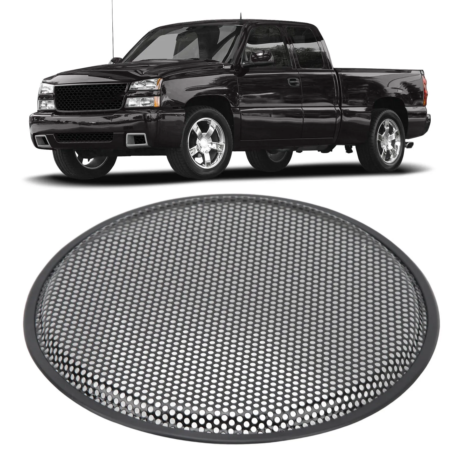 12 Zoll Auto lautsprecher Kühlergrill Eisen Subwoofer Abdeckung Universal Audio Mesh Protector für Auto RV