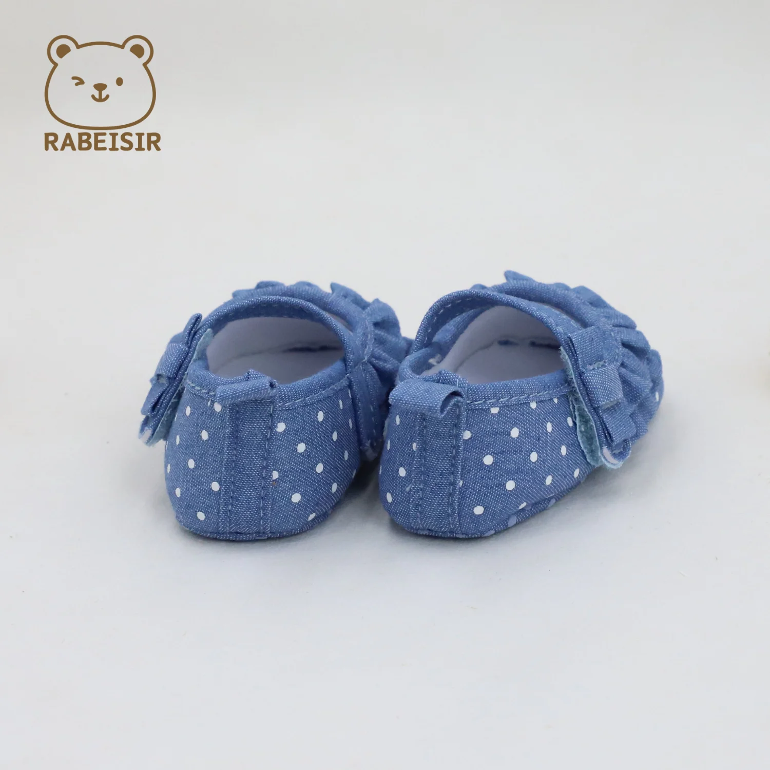 الربيع والخريف السنة الجديدة أحذية المشي للأطفال 0-1 ونصف سنة الإناث الطفل القماش سوليد الطابق الأحذية لينة سوليد مريحة