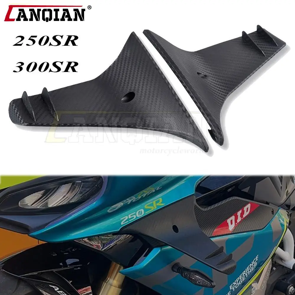 

FOR CFMOTO 250SR 250 SR 2020-2022 300SR 300 SR 2021-2022 Motorcycle Accessories Front Fairing Aerodynamic Winglets Dynamic Wing