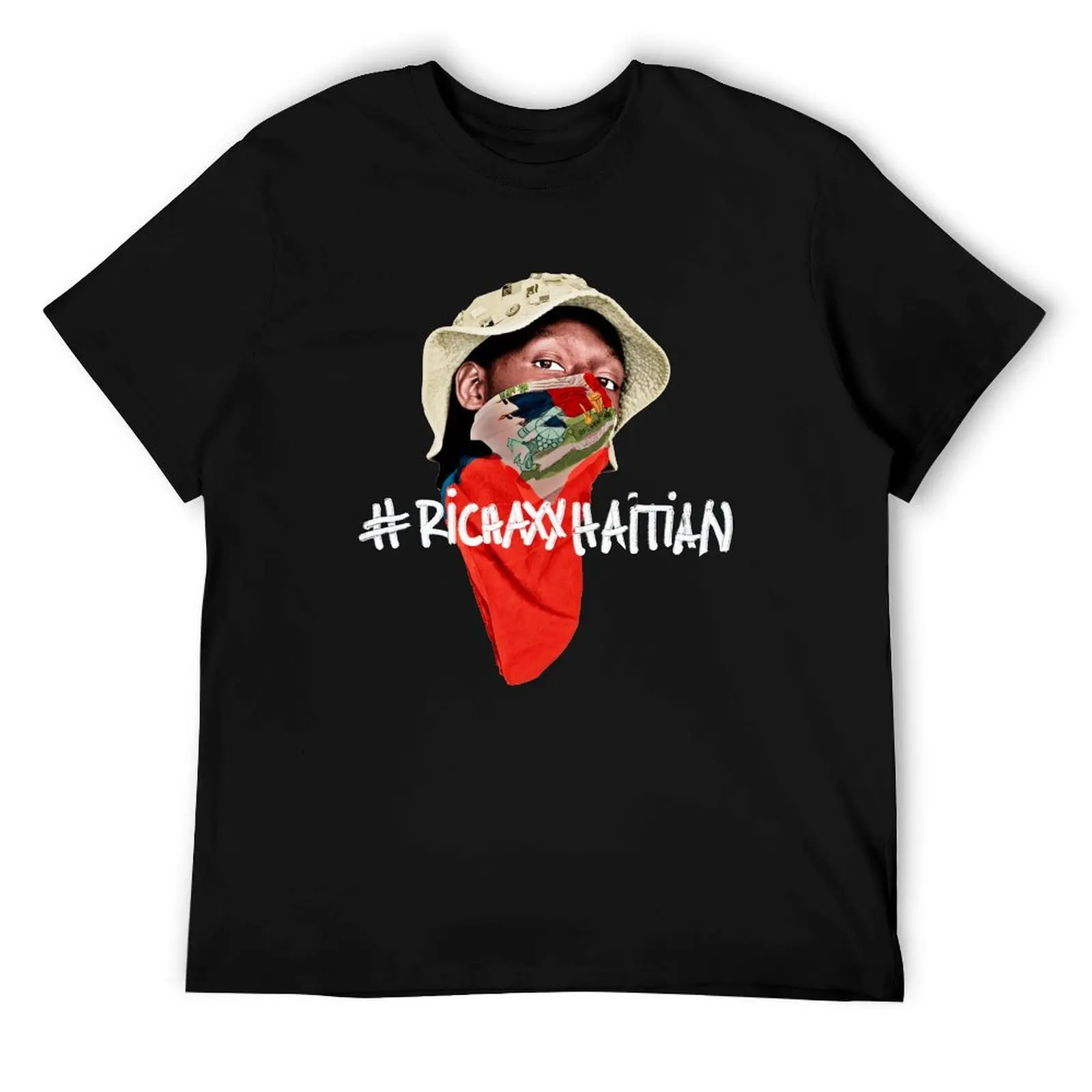 MACH HOMMY RICHA HAITIAN T-Shirt cotton t shirt man funny t shirts dark humor t shirts for man graphic vintage T-Shirt