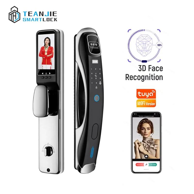 Cheap Face Recognition Lock Automatic Electronic Home Security Biometric Fingerprint Door Lock