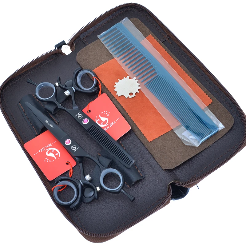 

6.0" Hair Scissors Japanese Steel 360 Degree Rotate Hairdressing Cutting Scissors Stylist Thinning Shears Hair Clippers A0121A