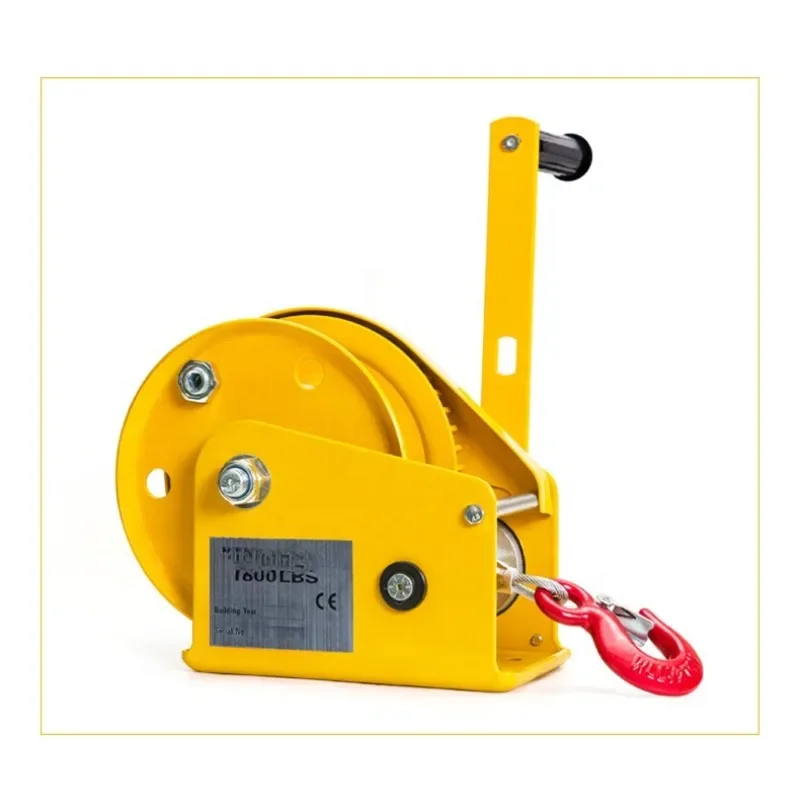 1200lbs 2600lbs Hand Crane 1 ton Manual Hand Winch With Break