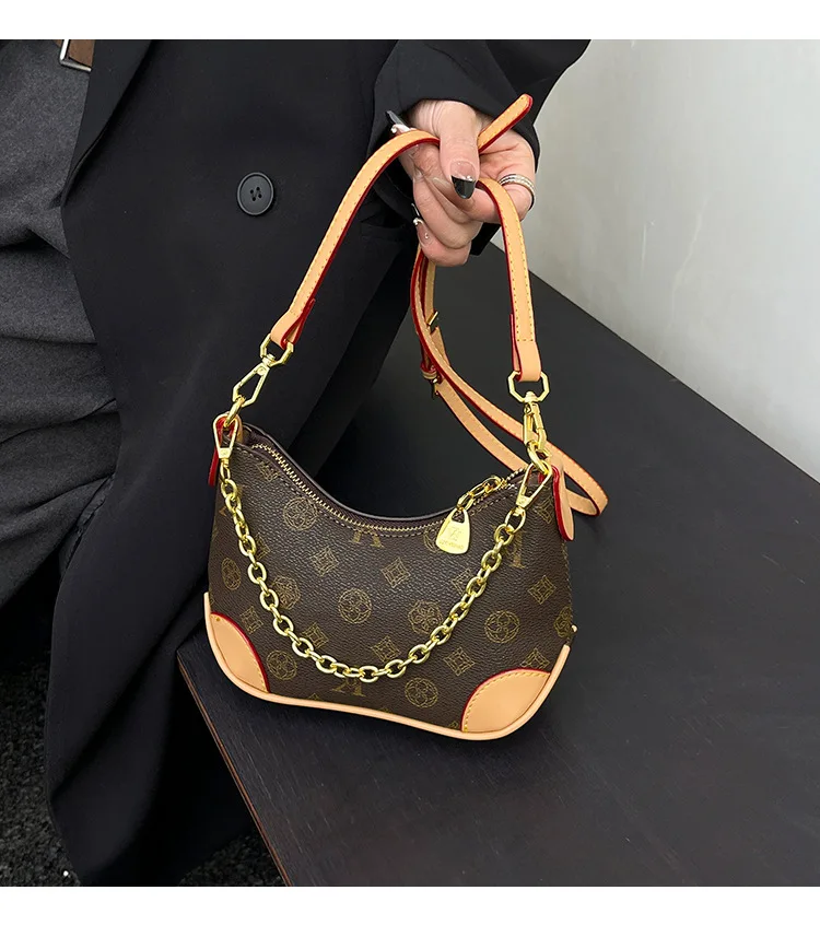 حقائب نسائية عالية الملمس، حقائب يد عصرية مطبوعة ريترو، حقائب نسائية مائلة فاخرة خفيفة #6