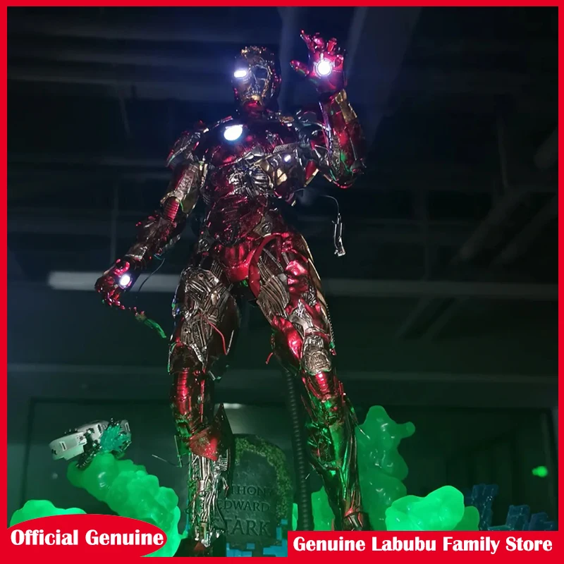 

Hottoys 1/6 Scale Mysterio'S Iron Man Illusion Action Figure Spider-Man Far From Home Full Set 12 Inch Toy Soldier Collectible