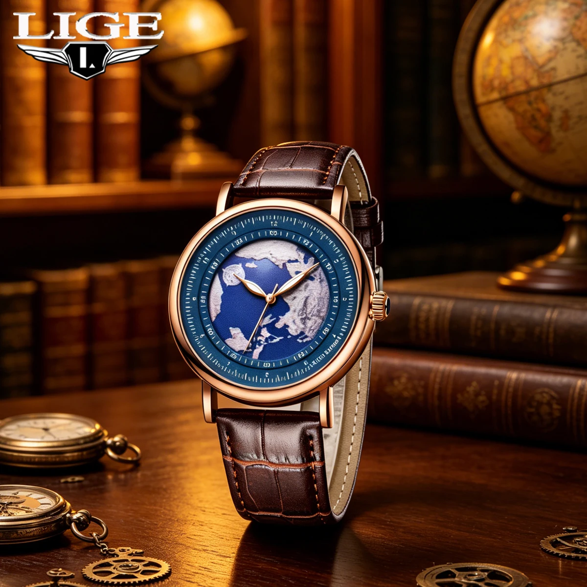 LIGE 2026 Neue Top-Marke Luxus Herren-Armbanduhr Wasserdicht Leuchtend …