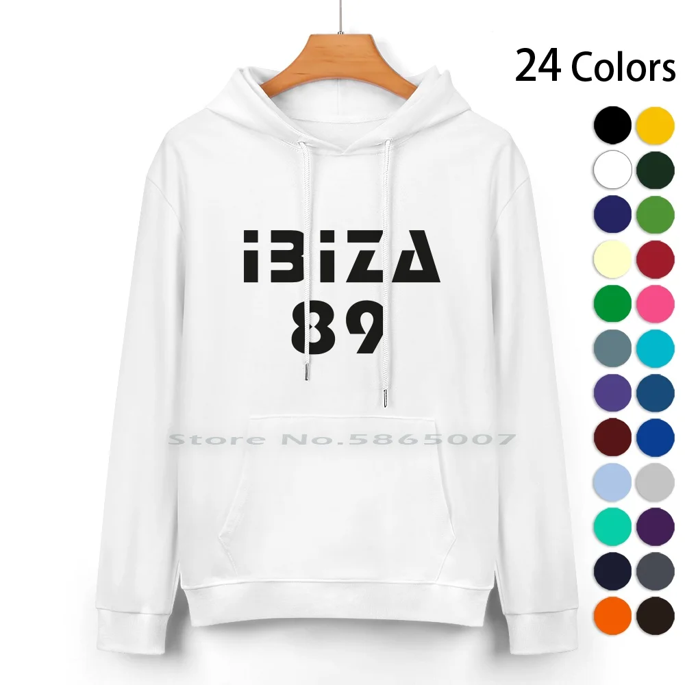 

Ibiza 1989 1988 Rave Techno House Balearic Pure Cotton Hoodie Sweater 24 Colors 1989 1988 Rave Techno House Balearic Acid