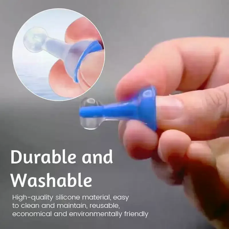 Tappi per le orecchie gonfiabili in silicone riutilizzabili impermeabili Riduzione del rumore Aiuto per il sonno Nuoto Viaggi Blocco del suono Coppia di tappi per le orecchie