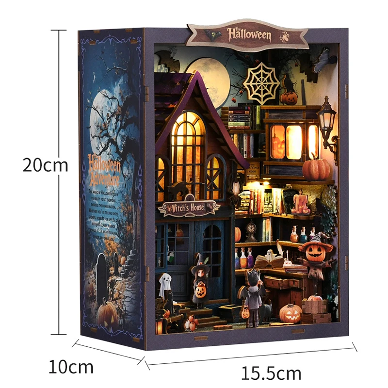 DIY Houten Poppenhuizen Miniatuur Assemblagemodel Kit 3D Puzzel Met Licht Meubilair Cottage Poppenhuis voor Vrienden Kerstcadeaus