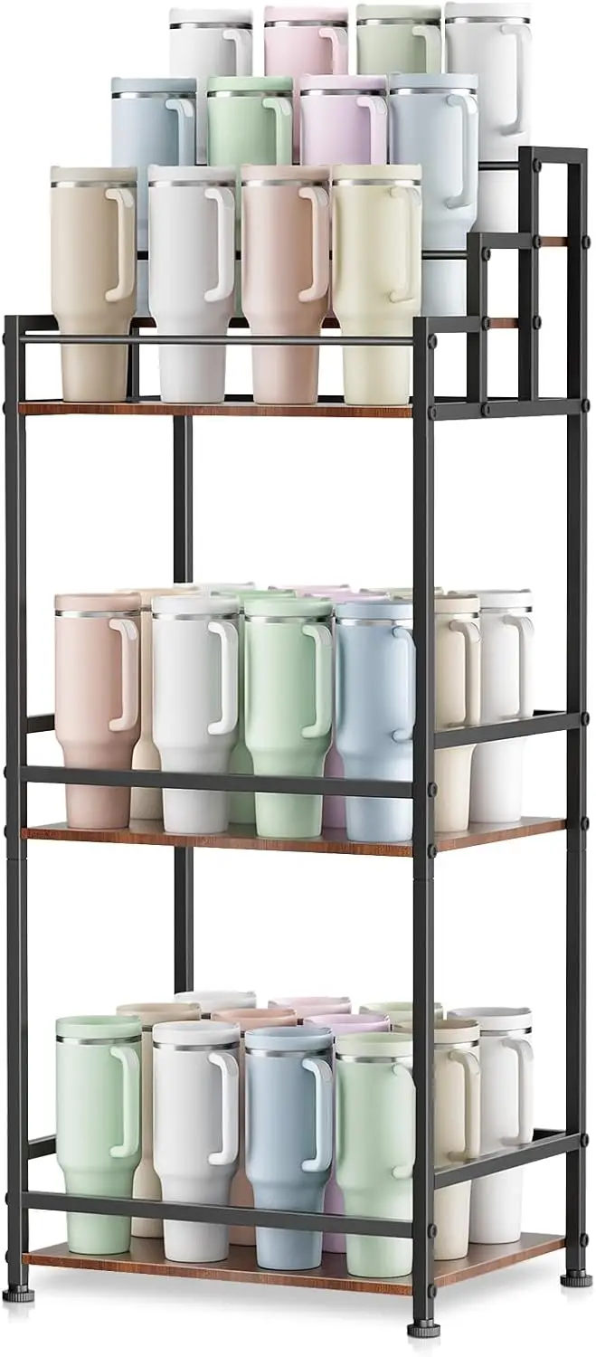 Stanley Cup Holder Stand 5-Tier for 36 Tumblers, Floor Display