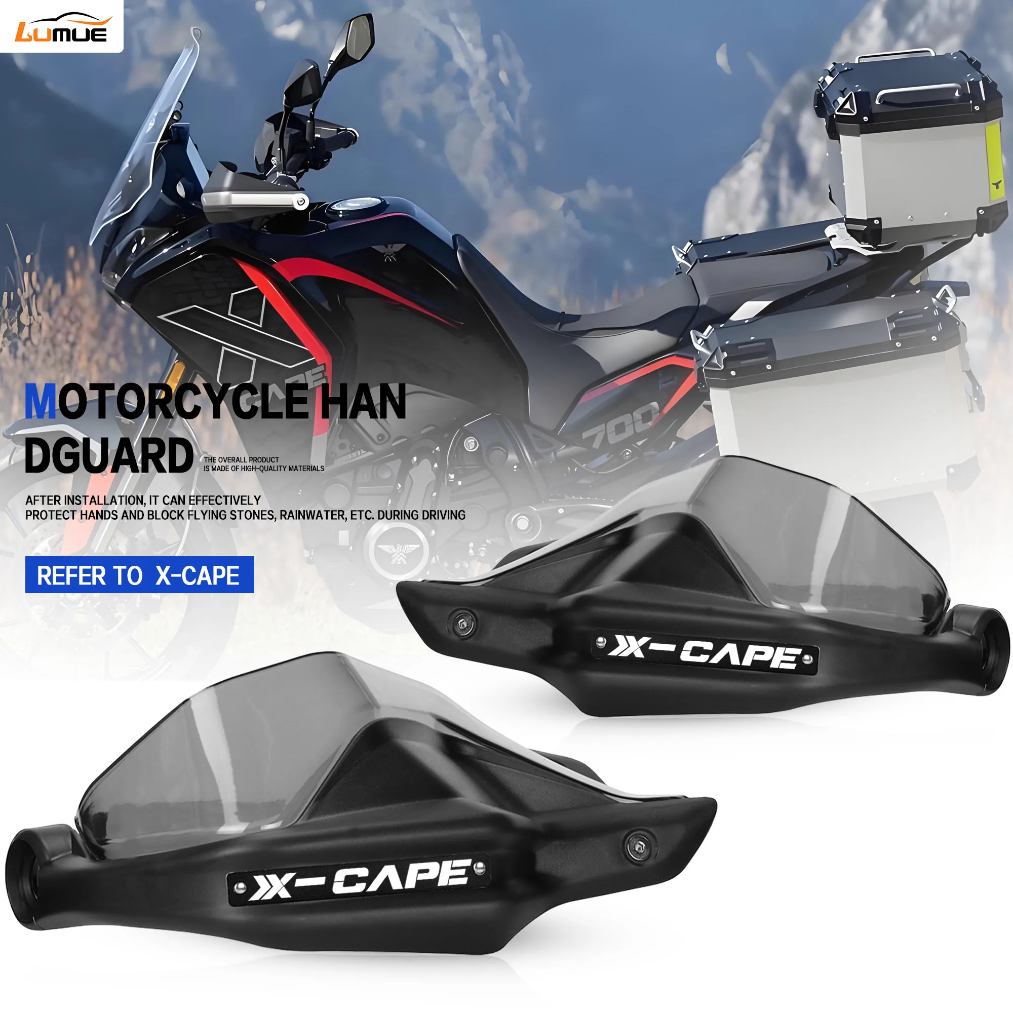 

For Xcape 700 X-Cape 700 2025 2026 Motocycle Handle Guard Protector Handlebar Handguards Shields Brake Windshield