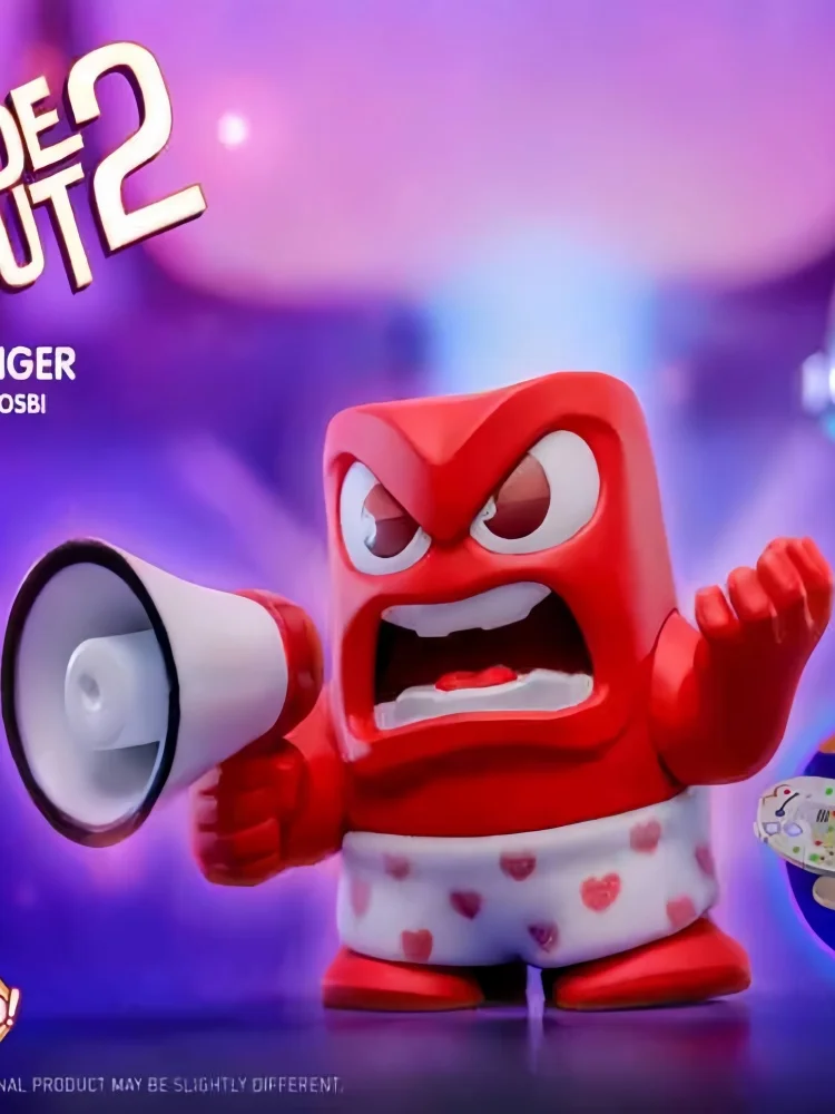 Inside Out 2 Pajama Party series blind box Joy Sadness Disgust Nostalgia Envy Cosbi Collect Figurine Kids Birthday Gift