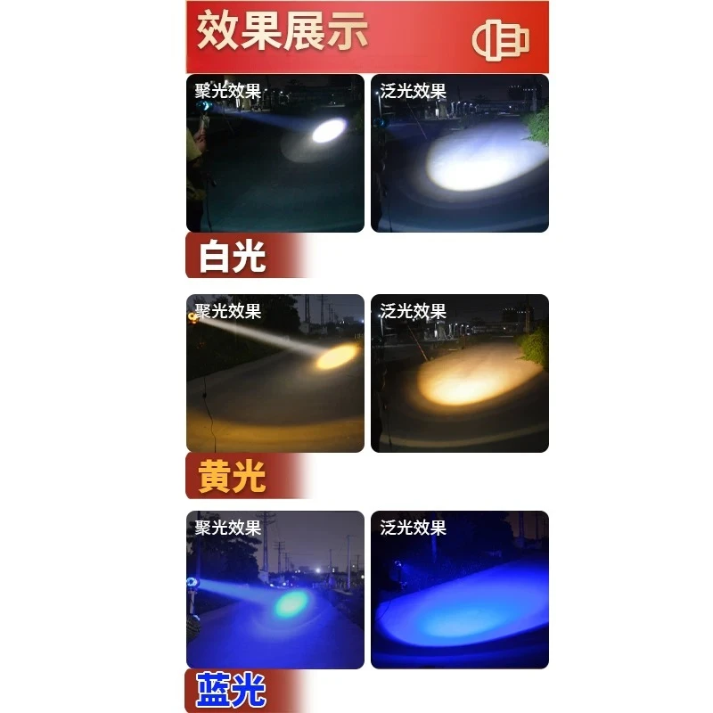 Night fishing light light source 100W12V -mounted outdoor sea catching boat super bright