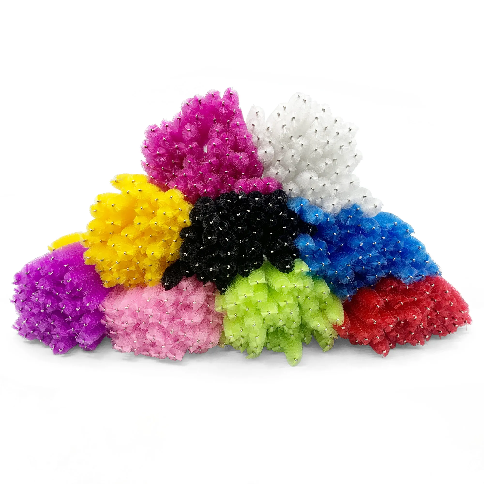 100 قطعة فرش الرموش القابل للتصرف Spoolies مايكرو لاش عصي الماسكارا أمشاط بالجملة لرموش تمديد ماكياج #6