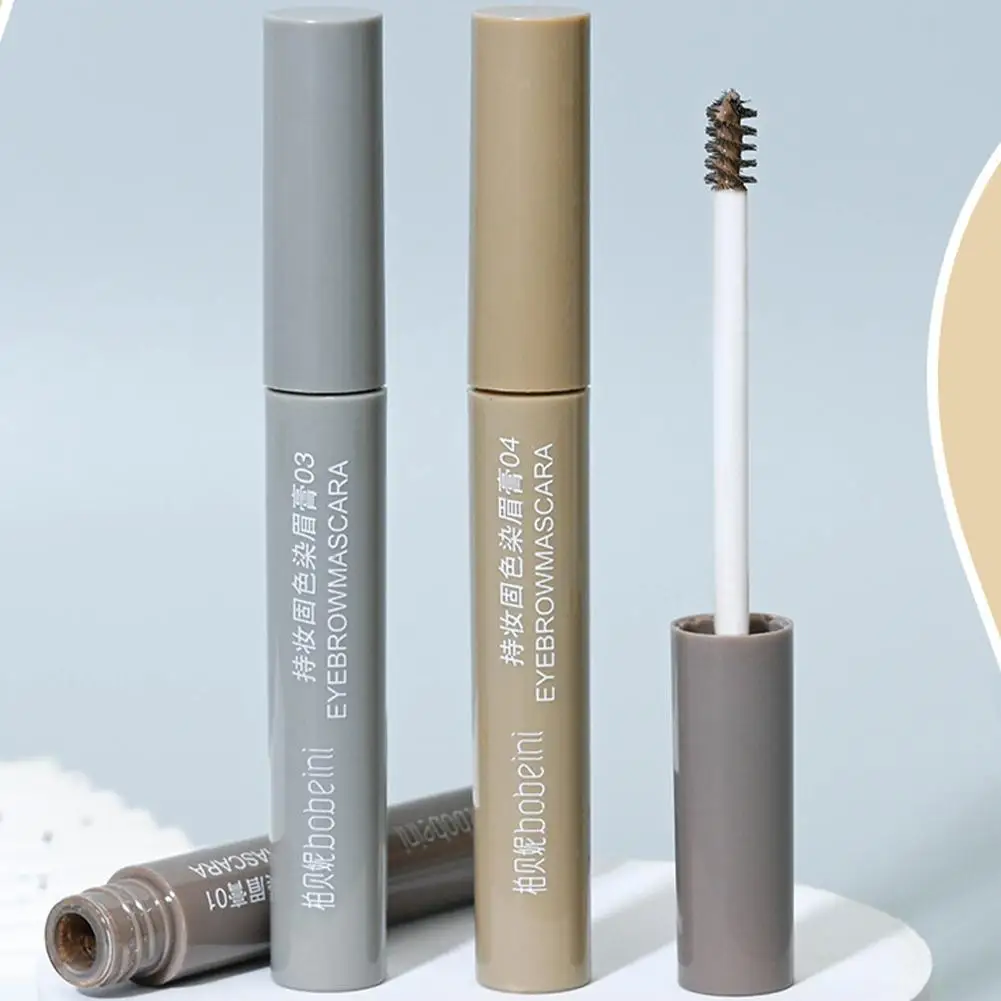Waterproof Natural Liquid Dyeing Eyebrow Creams Long Lasting Quick Drying Not-smudge Brown 3D Eyebrow Brow Gel Eyes Makeup