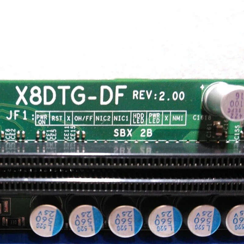 เมนบอร์ดสําหรับ Supermicro X8DTG-DF 1366 เมนบอร์ดทดสอบอย่างเต็มที่