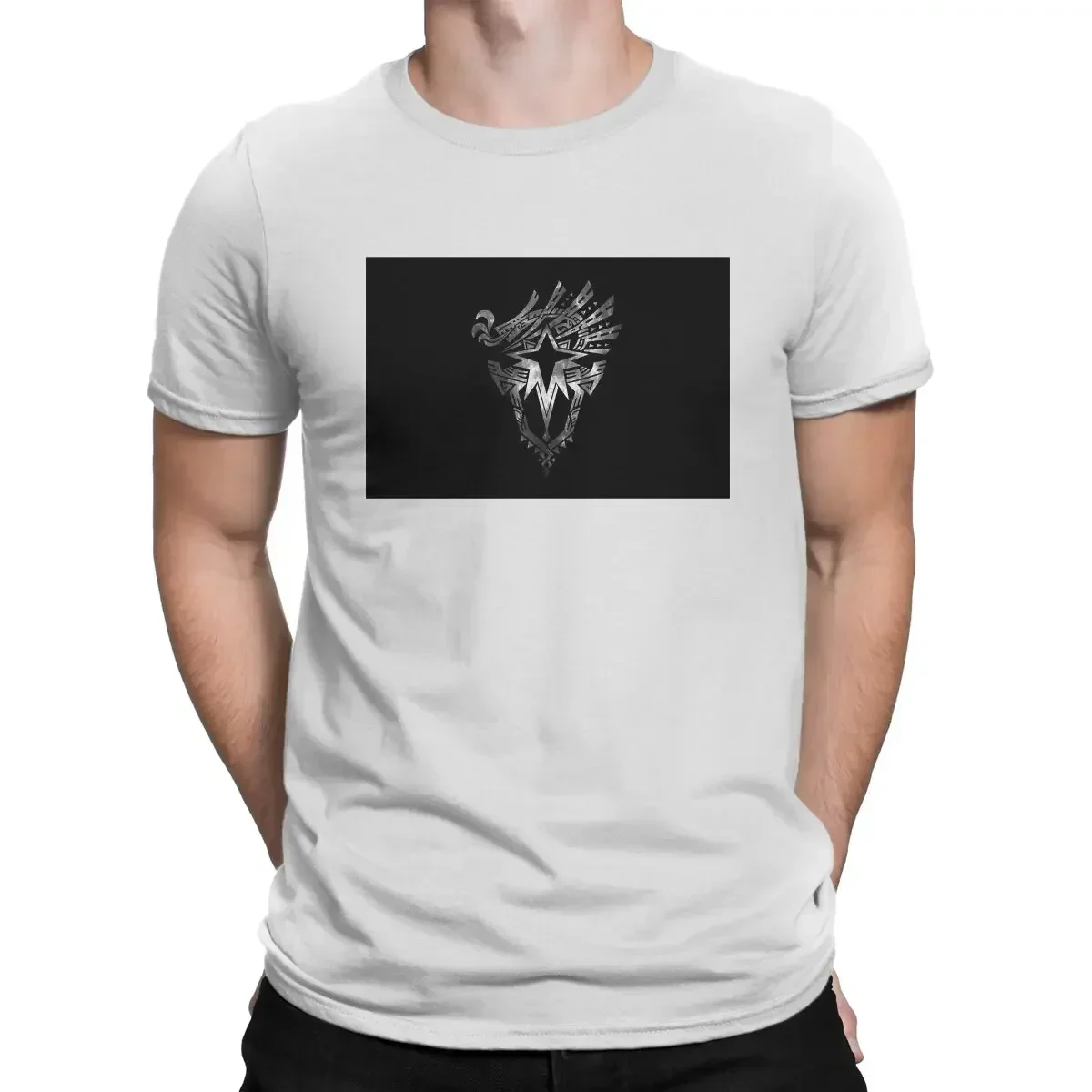 Men's World  Iceborne T Shirt Monster Hunter Fantasy-themed Action Role-playing Games Cotton Funny Round Neck Tee Shirt Graphic