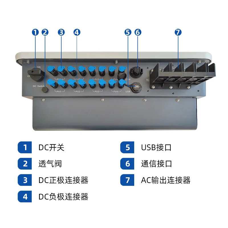 15KW80KW100KW spot three-phase 380V solar photovoltaic grid-connected off-grid inverter