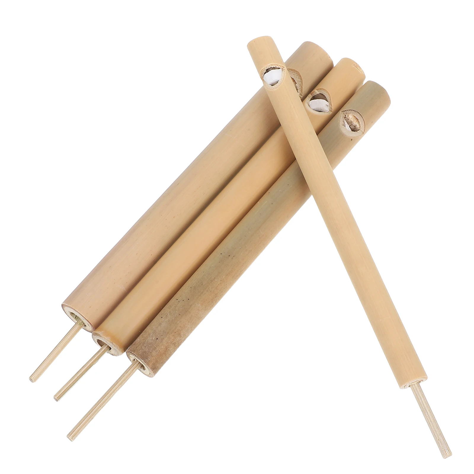

4pcs Bird Whistle Bamboo Flute Toys Kids Musical Instrument Stage Performance Gifts Simulation Sound Playthings