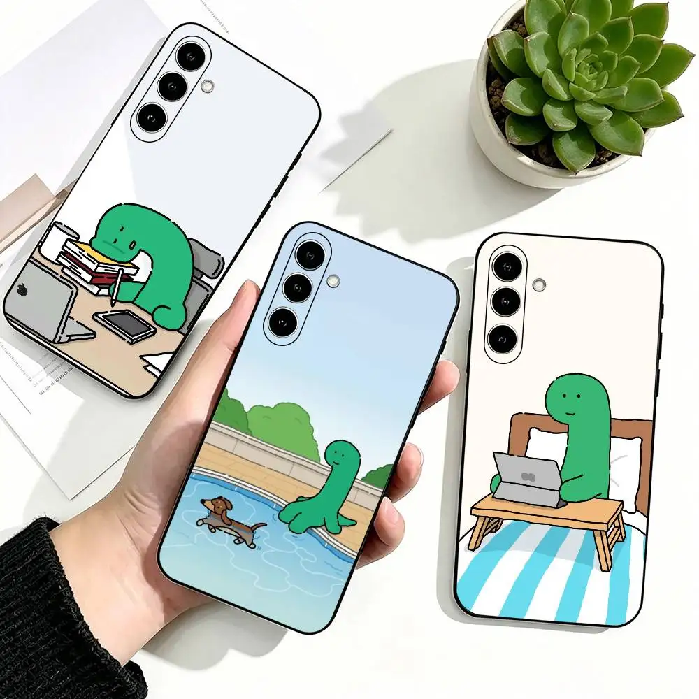 Cartoon J-Jogumans Dinosaur Cute Phone Case Silicone Soft For Samsung Galaxy A73,A72,A71,A70,A53,A52,A51