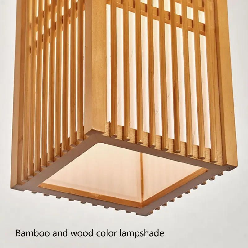 

Loft Bamboo Pendant Lamp Vintage Japanese Southeast Asian Zen Pendant Lamp Corridor Bar Restaurant Villa Decorative Droplight