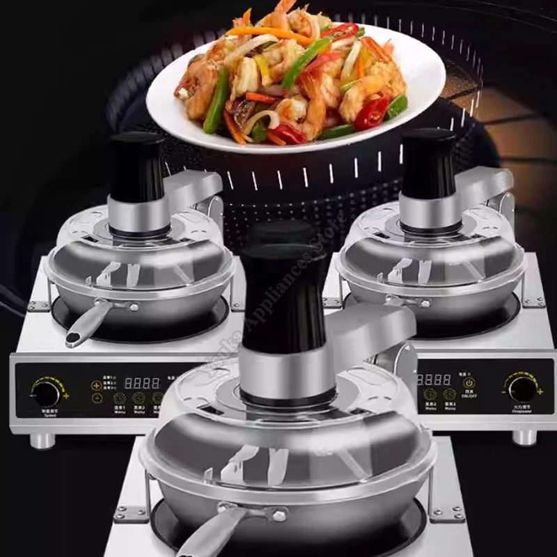 

Аппарат Автоматическая кастрюля Интеллектуальная многофункциональная световая волна Верхнее перемешивание Фаст-фуд Машина для жареного риса