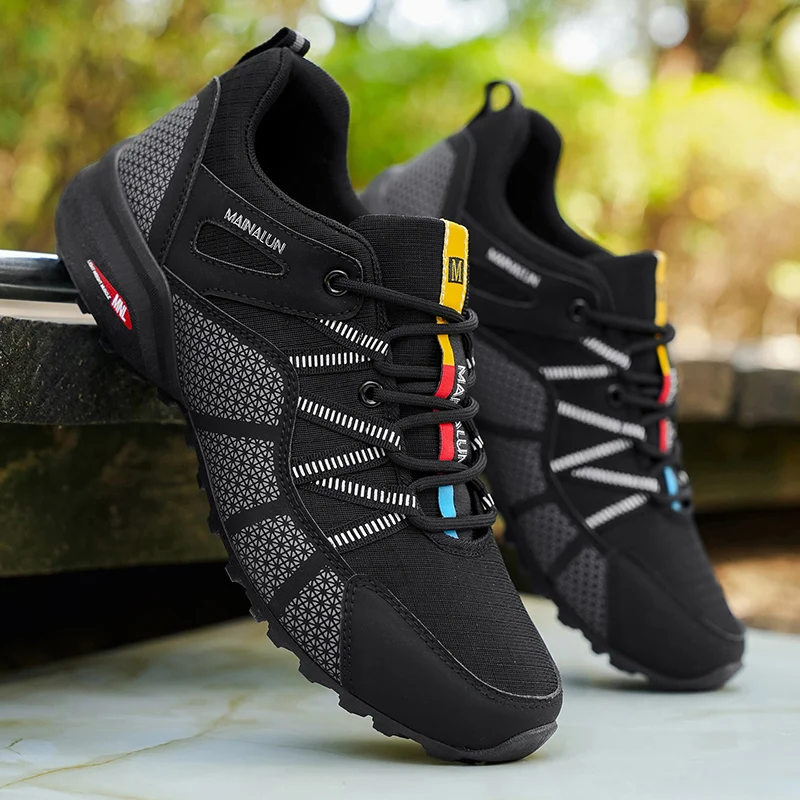 

Дышащая и легкая мужская обувь, повседневные спортивные кроссовки, обувь для походов на природу. Уличные прогулочные кроссовки