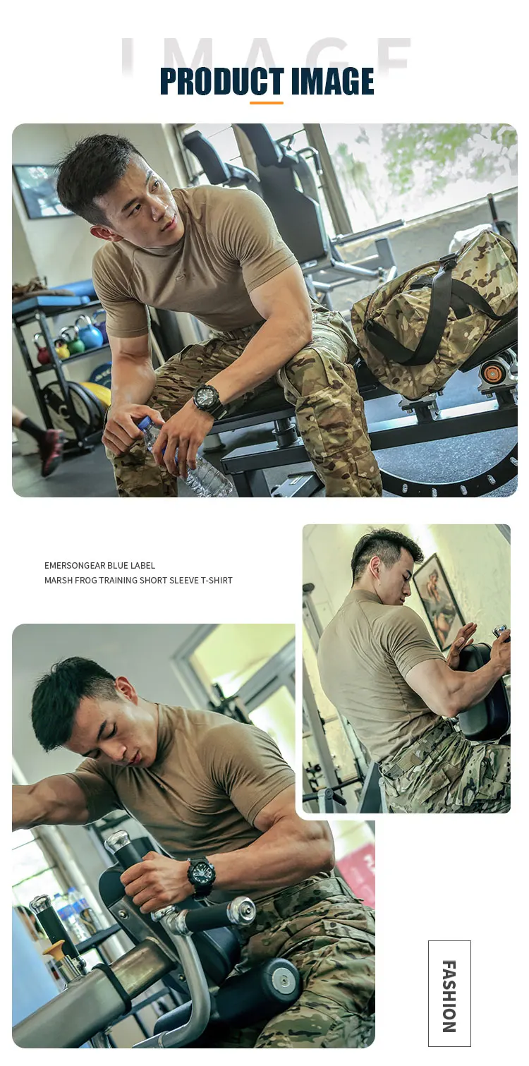 Emersongear Blue Label Tactical Marsh Frog Training Kurzarmshirts Outdoor Daily SportsT-Shirt Combat Fitness EMB9566 – Detail 8