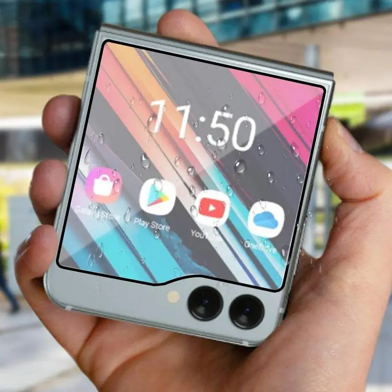 3pcs hd Vollbild gehärtetes Glas für Samsung für Galaxie für Z Flip5 Schutz glas Displays chutz folie für Galaxie für Z Flip5