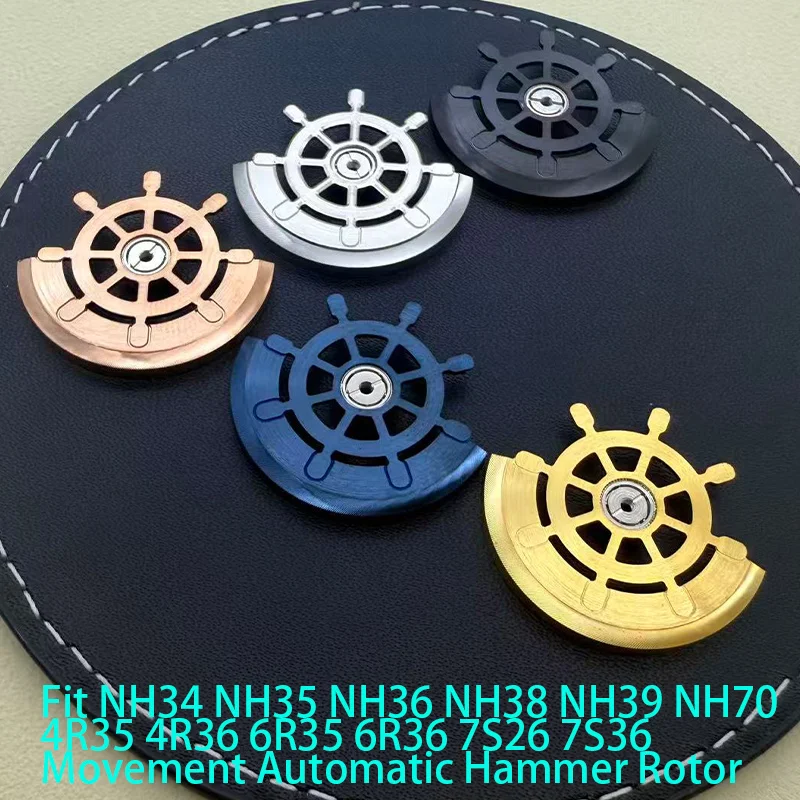 Mod Automatic Hammer Rotor Oscillating Weight Fits NH34 NH35 NH36 NH38 NH39 4R35 6R 7S Movement Mechanical Watch Repair Parts