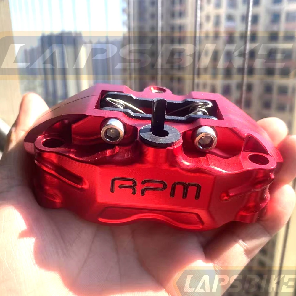 

Universal RPM 82mm Radial 4piston Motorcycle Brake Caliper For Yamaha RSZ JOG FORCE Zoomer Scooter Disc Brake Small Radiation