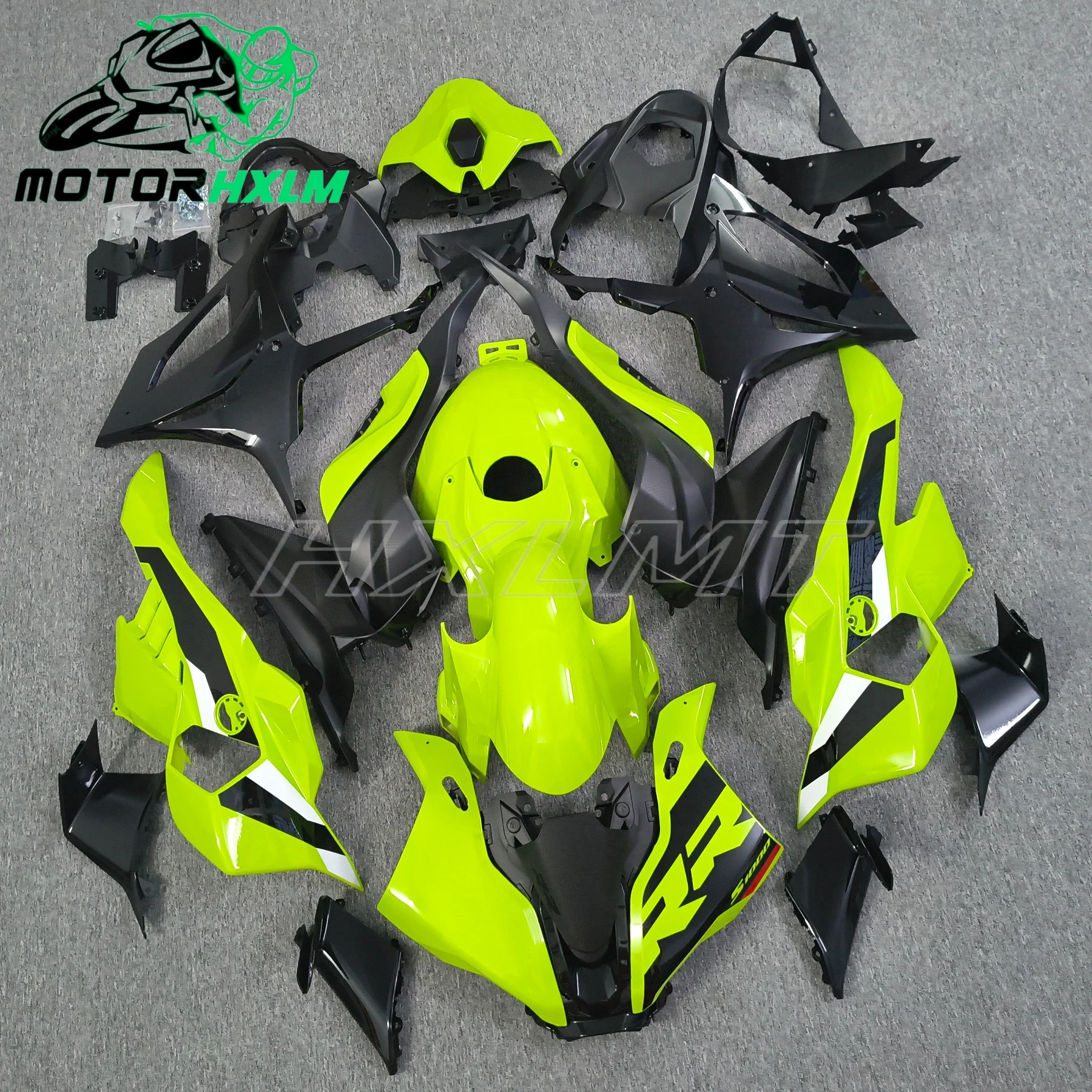 For BMW S1000RR M1000RR 2023 2024 Pure Carbon Painted look Winglets Rear Parts Fenders Tank Cover Fairing Kits