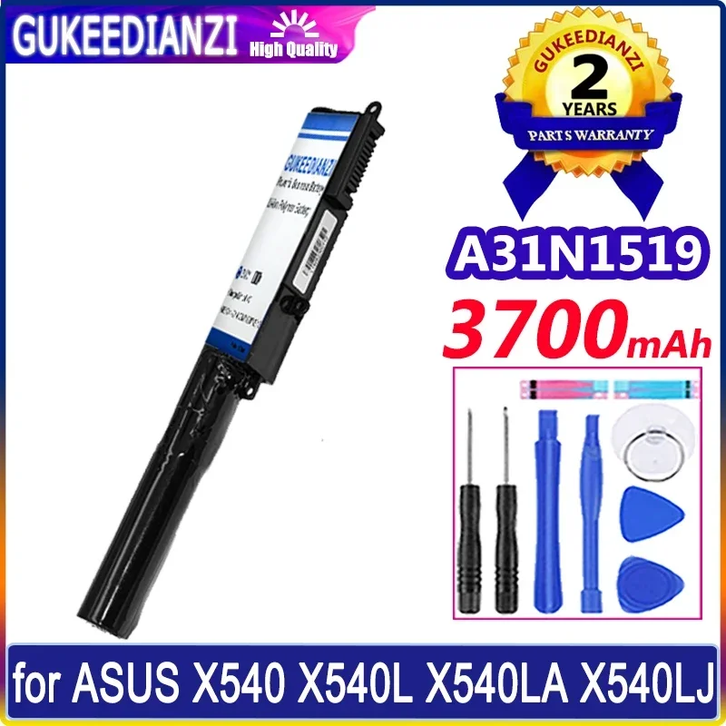 

Аккумулятор емкостью 3700 мАч для ASUS X540, X540L, X540LA, X540LJ, X540S, X540SA, X540SC, X540YA, A540LA, F540SC, R540S, R540SA, A31N1519