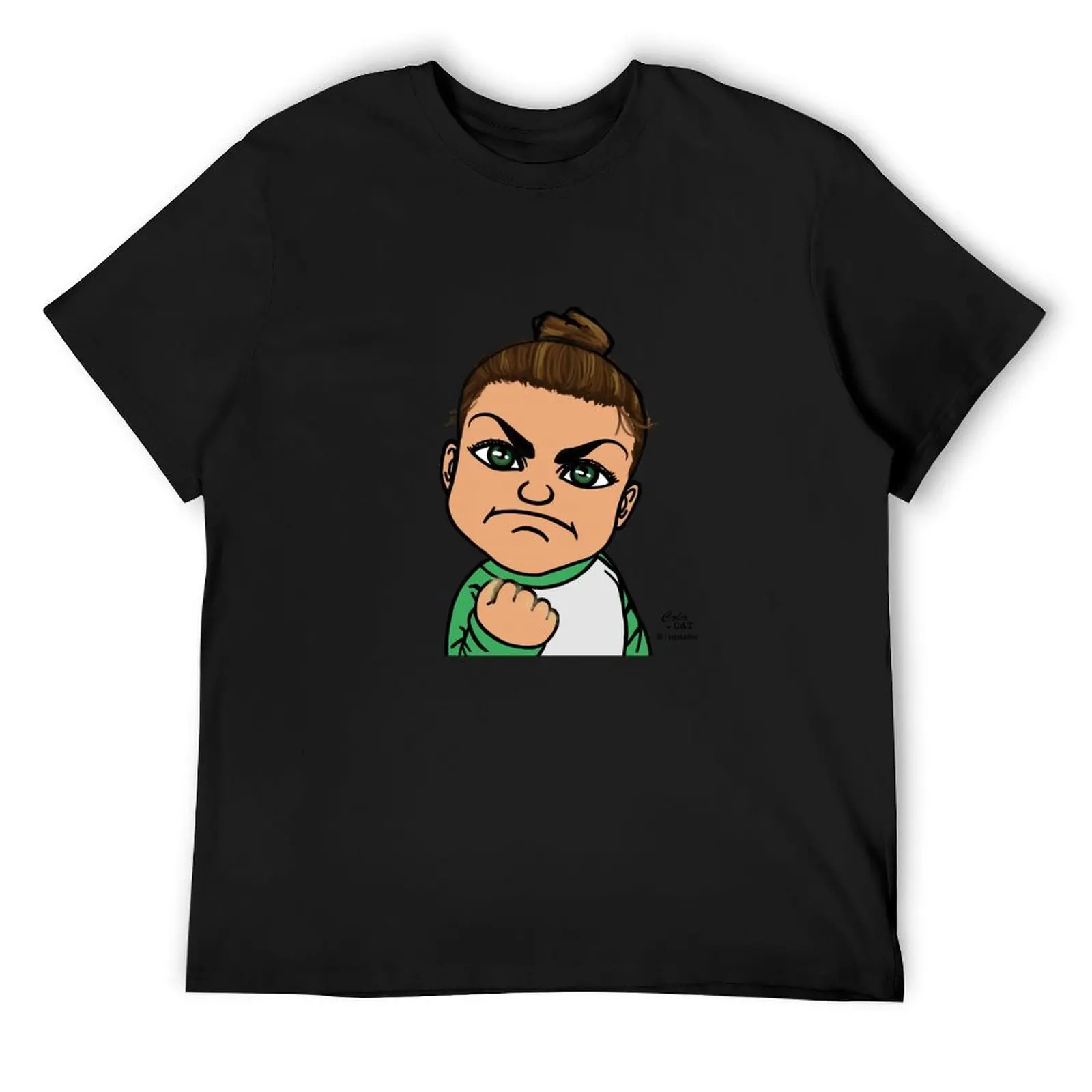 

A determined Simona Halep baby T-Shirt sweat Short sleeve tee blue lock luxury designer men t shirt
