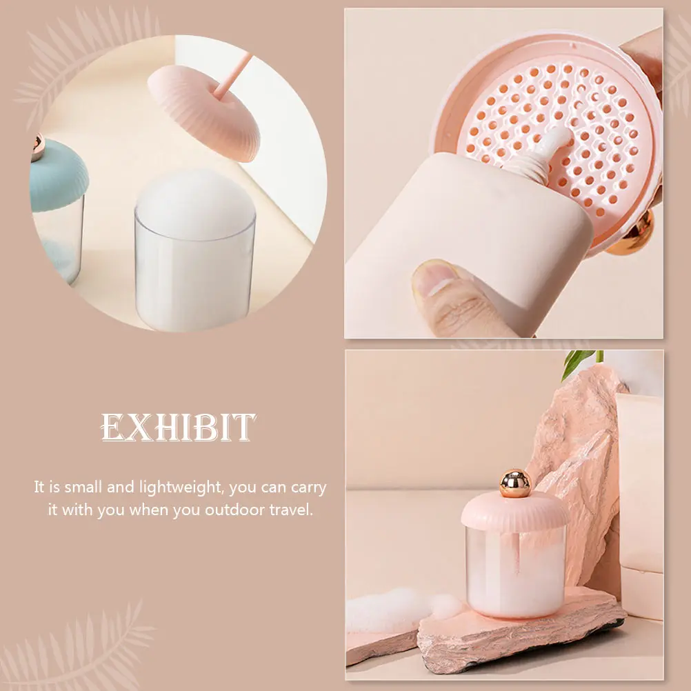

2pcs Face Wash Blister Net Compact Foaming Bottle Durable Lightweight Portable Maker Bathroom Device Stylish Travel