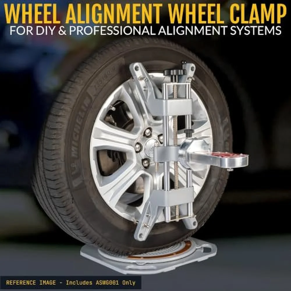 AutoSolo 3D DSP Wheel Alignment Clamp for 11 25 inch Rims Magnetic Camber Caster Gauge Mount DIY Tire Alignment Tool
