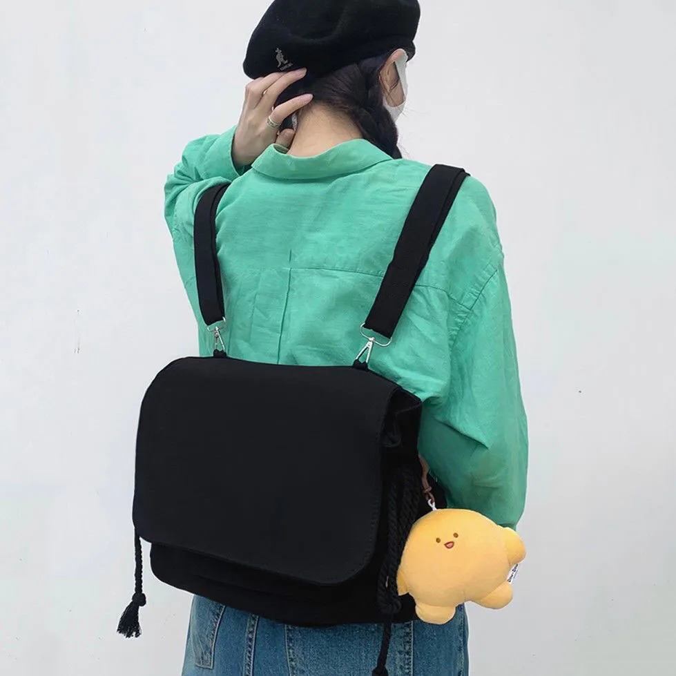 Women Backpacks Japanese Preppy Style Student Ins Waterproof Bags Crossbody Shoulder All-match Rucksack Students Large Capacity