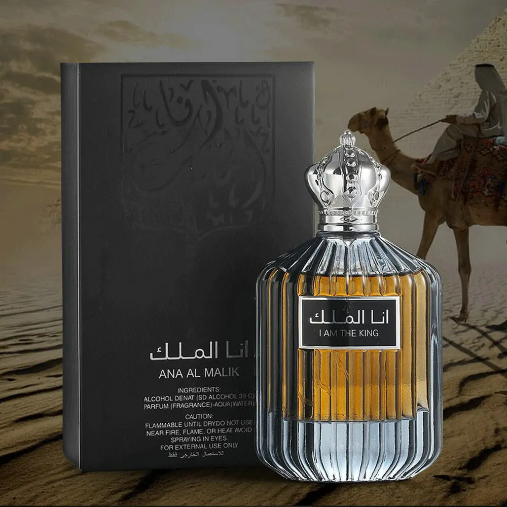 Dubai Prince Herrenparfüm, 100 ml, Kölnischwasser, anhaltender Pflanzen-Blumenduft, arabisches Eau de Parfum, frisch, natürlich, Mohamed Semenstitute