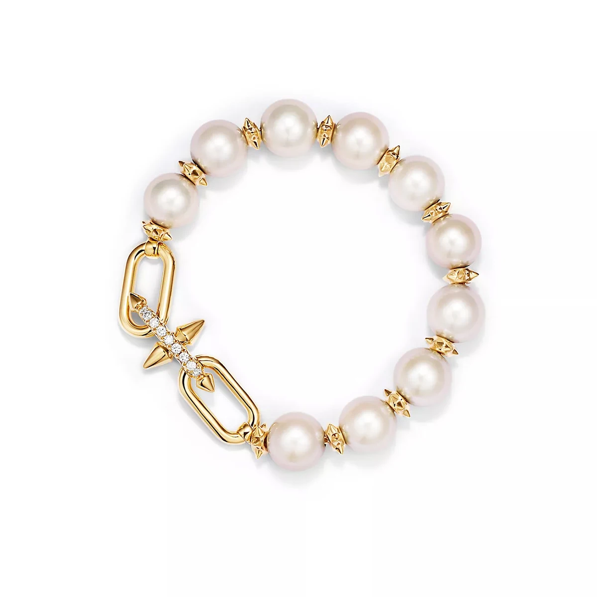 Pure silver S925 bracelet high-end luxury pearl bracelet FOR T style noble anniversary gift for mom