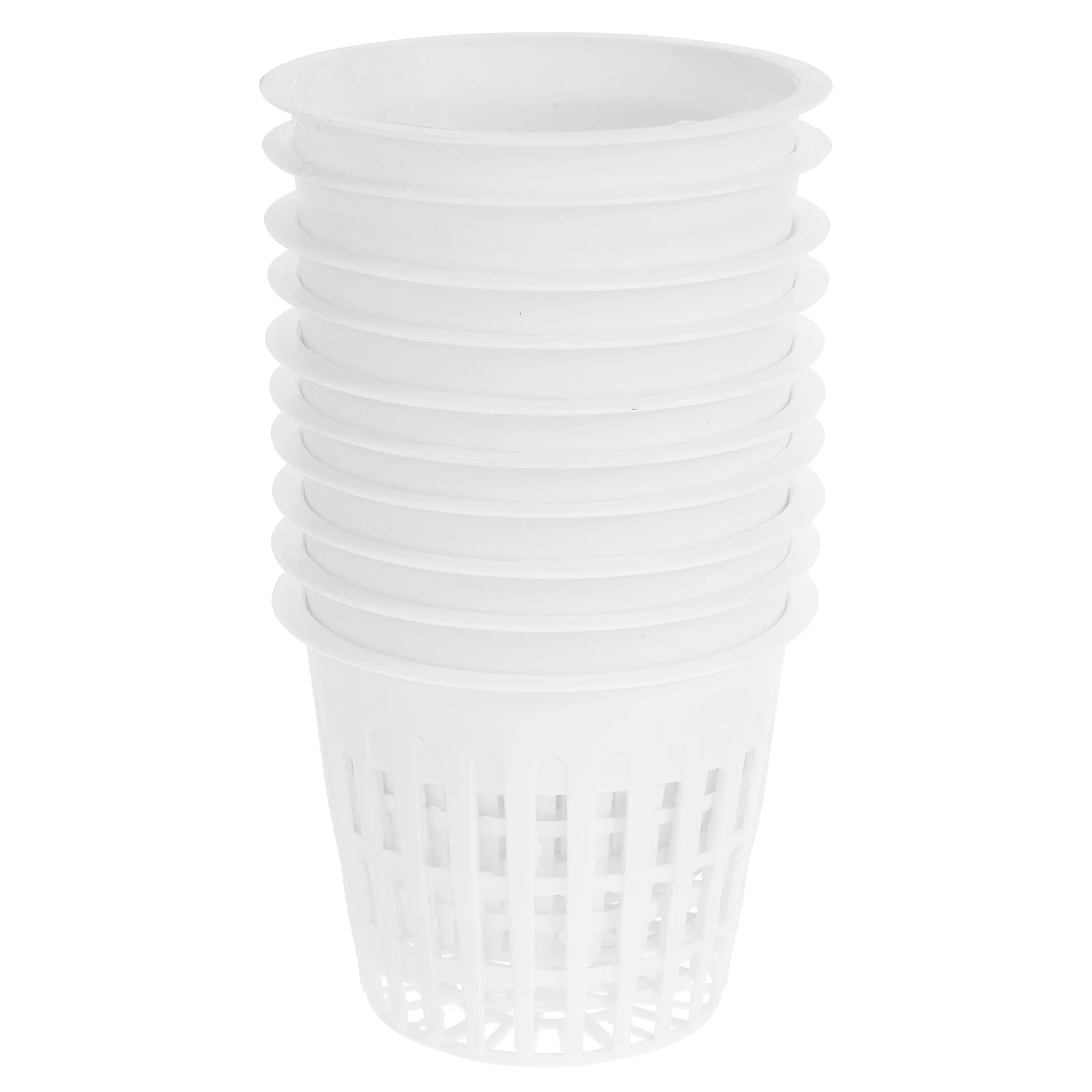 

10pcs Hydroponic Orchid Pots Mesh Net Planter Baskets Plants Slotted Garden Containers Grow Supplies Plastic Nursery Cups