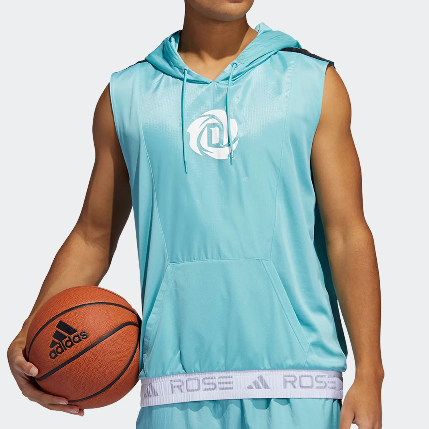 

Adidas Originals New Basketball Mens Sleeveless Hooded Vest T-Shirt GV4653