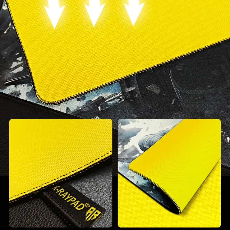 AC+V2 Large Mouse Pad Custom Double Spring Bottom Adhesive Coarse Textured Mouse Pad Esports CSGO FPS Game Smooth for Gamers