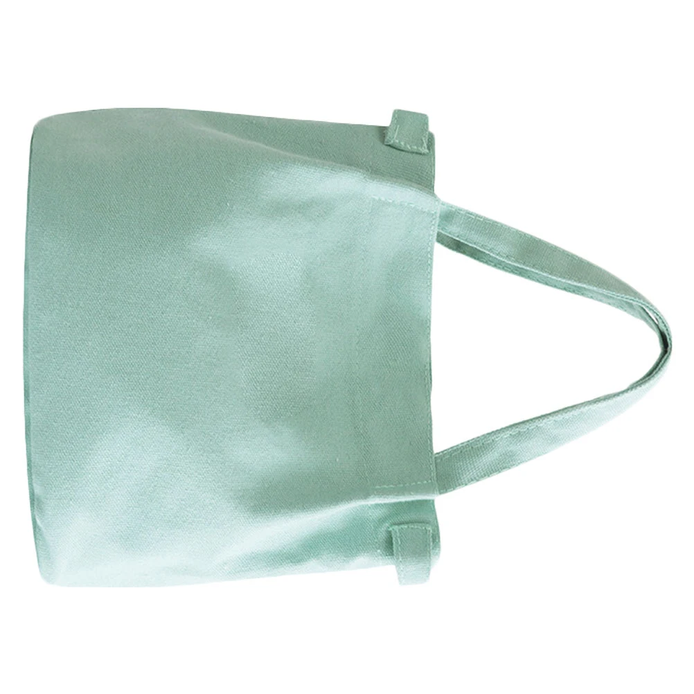 

Canvas Lunch Bag Lightweight Portable One Shoulder Pouch Picnic Outdoor Storage Bag Easy Clean Fashionable