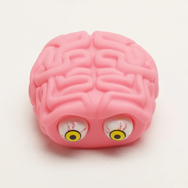 Anti Stress Flippy Brain Squishy Eye Popping Squeeze Fidget Toy Cool Stuff Kids ADHD Autism Anxiety Relief Toy Decompression Toy