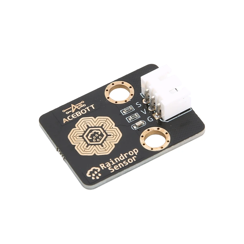 ACEBOTT  Raindrop Sensor/Vapor Sensor Steam Sensor Easy-Plug Compatible with ESP32 Arduino