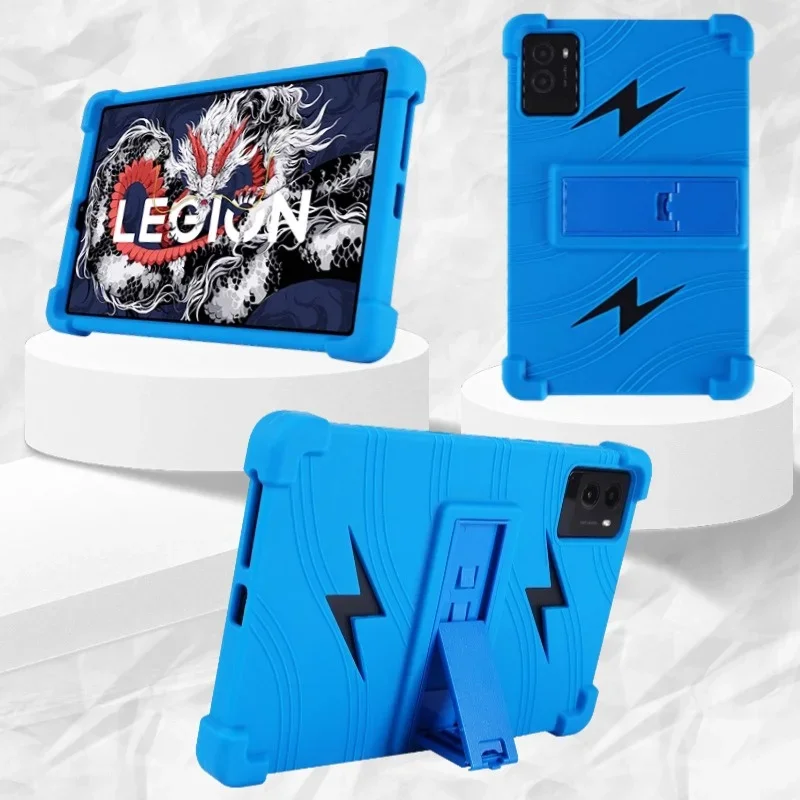 

Shockproof Protector Funda For Lenovo Legion Y700 (2025) TB321FU 8.8" Tablet Case Soft Silicone Cover with Rear Kickstand